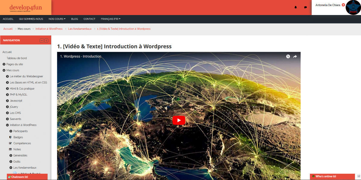 Formation eLearning - Initiation à WordPress