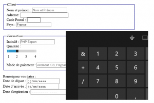 Formulaire HTML 5