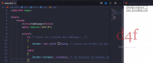 Style de tableau (HTML & CSS)